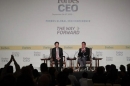 การให้สัมภาษณ์ของนายลอเรนซ์ หว่อง รอง นรม.สป. และ รมว.กค.สป. ในการประชุมผู้นำทางธุรกิจ Forbes Global CEO Conference