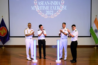 ทร.สิงคโปร์ และ ทร.อินเดีย ร่วมกันเป็นเจ้าภาพจัดการฝึกผสมทางทะเล ASEAN-India Maritime Exercise